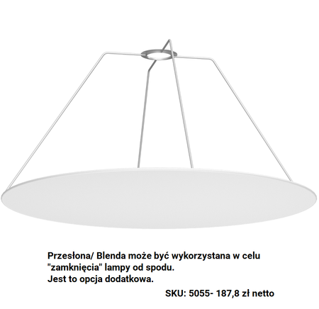 Lampa wisząca GANDRA biała (5025) - Shilo