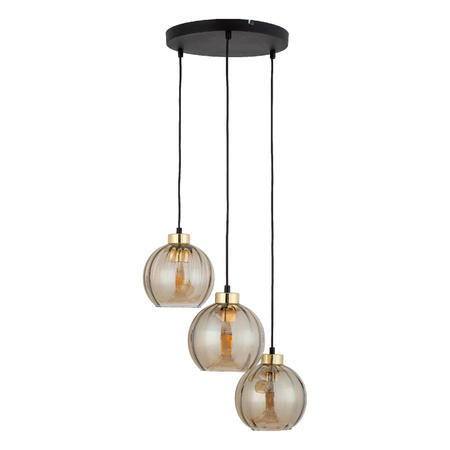 Lampa wisząca DEVI AMBER 3 PŁ LISTWA (4638) - TK Lighting