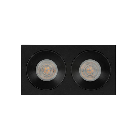 Lampa wpuszczana PRISMA DUO BLACK 2 XGU10 (10579) - TK Lighting