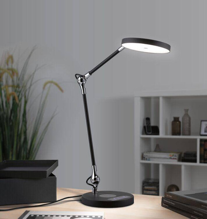 Lampka na biurko ściemnialna ładowana USB NUMIS QI LED DIM czarna (PL78010) - PAULMANN