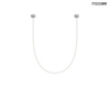 MOOSEE lampa wisząca LASSO 400 Smart      srebrna (MSE15011004421) - Moosee