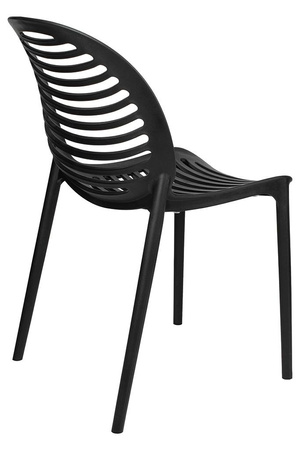 Krzesło SUNNY czarne - polipropylen (KH010100217) - King Home