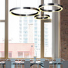 Lampa wisząca CIRCLE 60+80 LED nikiel na 1 podsufitce (ST-8848-60+80 nicke) - Step into Design