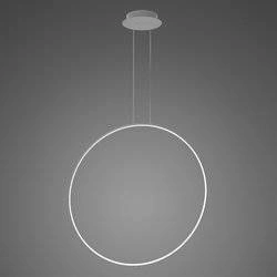 Lampa wisząca Ledowe okręgi No.1 X Φ100 cm in 3k srebrny ściemnialna  Altavola Design (LA073/X_100_in_3k_silver_dimm) - ALTAVOLA DESIGN