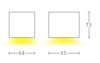 OUTDOOR WALL LIGHT 1XGU10 ABS BLACK (E306 Zambelis) - Zambelis