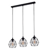 Lampa wisząca GALAXY BLACK 3 PŁ LISTWA (3191) - TK Lighting