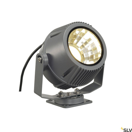 FLAC BEAM, lampa elewacyjna outdoor, LED, 3000K, IP65, kamienna szara, z modułem DLMi Philips 1600lm, 27W (231072) - SLV