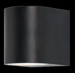 HARMONIA LAMPA ZEWNĘTRZNA KINKIET CZARNY/BLACK (SJ20210-1W) - Zuma Line