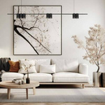 Lampa wisząca (listwa) GENESIS BLACK 7xGU10 (ML0370) - Milagro