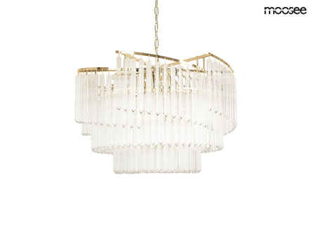 Ekskluzywna kryształowa lampa wisząca LUMA 60 złota (MSE1501100568) - Moosee