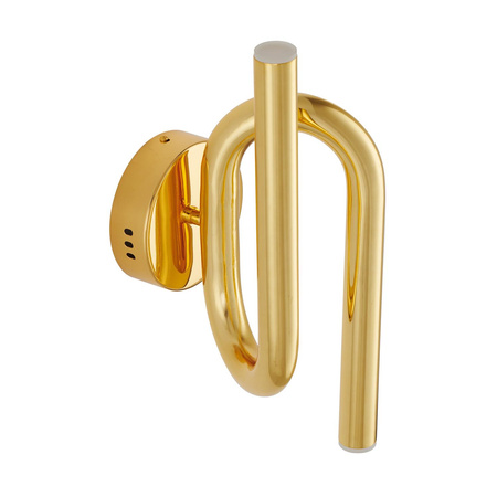 Designerski kinkiet MYK LED złoty 38 cm (DB4062 GOLD) - Step into Design