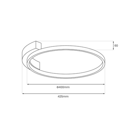 Lampa sufitowa LUNA 18W LED (ML1843) - Milagro