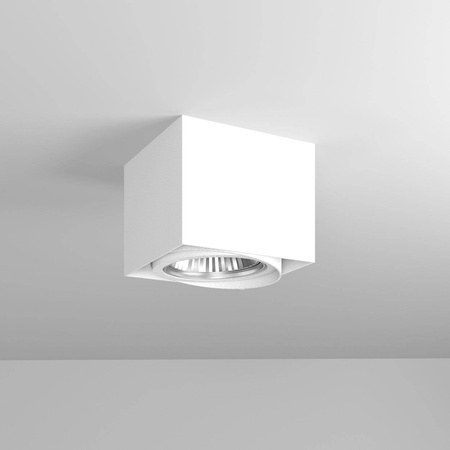 TITO C2 stropowy max. 1x13W, GU10, 230V, czarny głęboki (mat struktura) RAL 9005 (T113C2116) - Cleoni