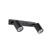 TOP BLACK 2 KINKIET Z USB (10277) - TK Lighting