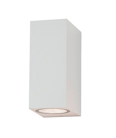 OUTDOOR WALL LIGHT 2XGU10 WHITE (E151 Zambelis) - Zambelis