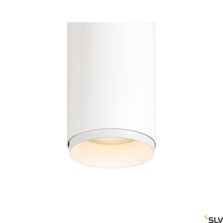 NUMINOS® CL PHASE S, wewnętrzna oprawa sufitowa natynkowa LED, biała/czarna 3000 K 36° (1004135) - SLV