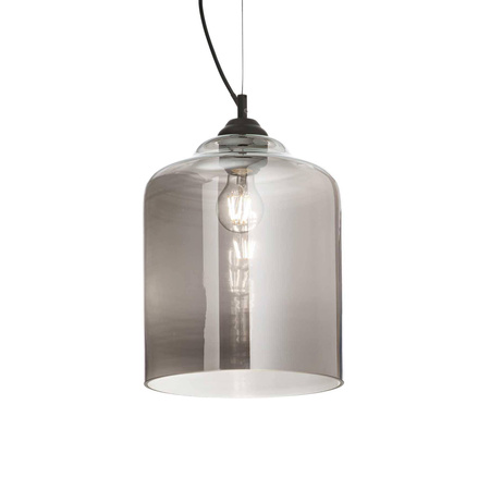 Lampa wisząca Bistro kol. przydymione szkło (112312) Ideal Lux - żyrandol