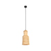 PENDANT LAMP NATURAL BRAIDED WHEAT 1XE27 (22168 Zambelis) - Zambelis