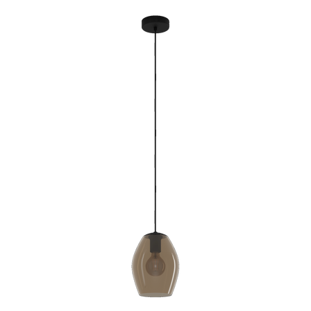 Lampa wisząca ESTANYS 1 czarna (390159) - EGLO