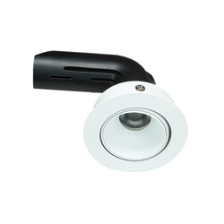 RECESSED MOVABLE SPOT LED LIGHT 6,5W 3000K WHITE (S140 Zambelis) - Zambelis