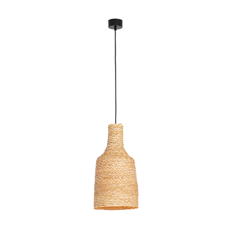 PENDANT LAMP NATURAL BRAIDED WHEAT 1XE27 (22171 Zambelis) - Zambelis
