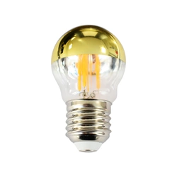 Żarówka Filamentowa LED 4W G45 E27 2700K Half Gold (EKZF8011) - Eko-Light