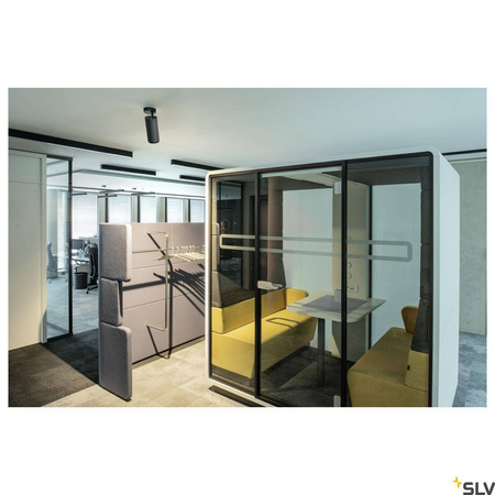 NUMINOS® CL PHASE M, wewnętrzna oprawa sufitowa natynkowa LED, czarna/czarna 3000 K 60° (1004228) - SLV