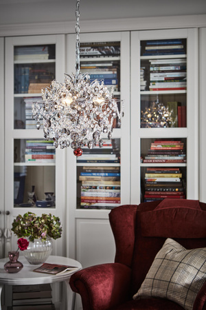 HIDDEN GEM Wisząca 3L Chrom/Przezr./Dymny