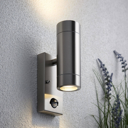 Kinkiet Palin PIR 2lt wall IP44 7W (75430) - Saxby