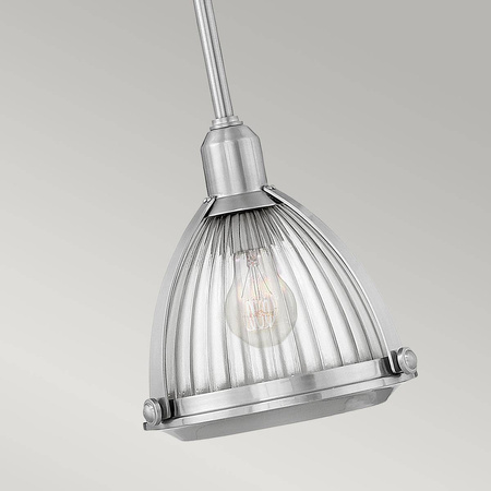 Lampa wisząca Elroy - 1 źródło światła - Szczotkowany nikiel (QN-ELROY-BN) - Quintiesse