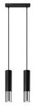 Lampa wisząca LOOPEZ 2 czarny/chrom (SL.0941) - Sollux