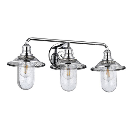 Kinkiet Rigby - 3 źródła światła - Polerowany chrom (QN-RIGBY3-BATH-PC) - Quintiesse