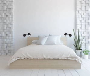 Kinkiet SNOW z wysięgnikiem czarny (LP-731/1WL BK) - Light Prestige