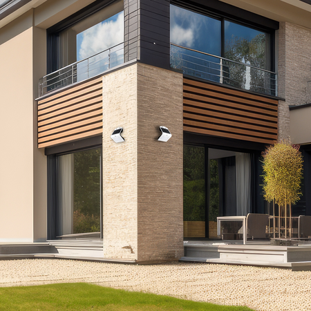 Lampka Solarna Butterfly Biała 3,2W (EKO8824) - Eko-Light / z czujnikiem ruchu i zmierzchu