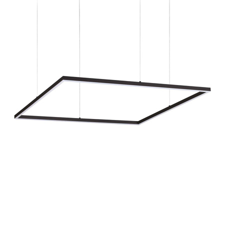 Lampa wisząca ORACLE SLIM Czarny (ORACLE_SLIM_SP_D090_SQUARE_3000K_ON-OFF_BK) - Ideal Lux
