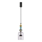 Lampa wisząca ARTE 12W LED śr. 13cm czarna (ML0360) - Milagro