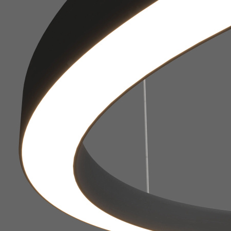 Żyrandol Aurum M Zmienna Barwa Światła LED czarny (PL0116-90-CCT-BK) - Yaskr