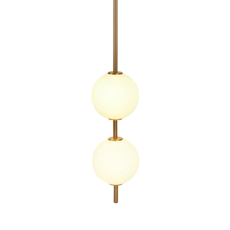 Kinkiet ze szklanymi kloszami BERRY LED złoty biały 103 cm (ST-DL-8541 WALL) - Step into Design