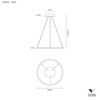 Lampa Wisząca HURRICANE 1, Ø 60 cm (0001.30) - Vivida