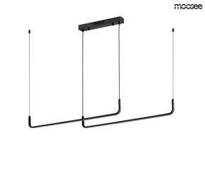 MOOSEE lampa wisząca SHAPE DUO 120 czarna (MSE010100329) - Moosee
