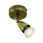 Lampa sufitowa Amalfi 1lt antique brass 35W (60998) - Saxby