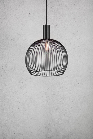 Lampa wisząca AVER Nordlux E27 60W Metal Czarny