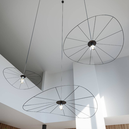 Lampa wisząca ESKOLA 70 czarna (TH.010CZ) - Thoro Lighting