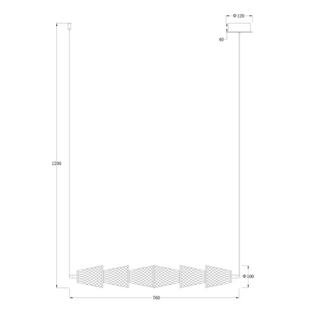 Lampa wisząca SANSA 11W LED (ML1821) - Milagro