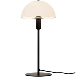 Lampa stołowa ze szklanym kloszem ELLEN Nordlux E14 40W Metal Czarny