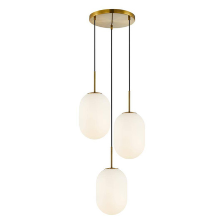 Lampa wisząca ALIAS GOLD 3 koło (ML0315) - Milagro