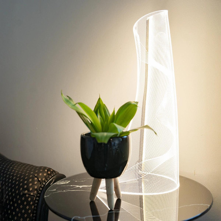 Lampa stojąca Cortina No.5 43cm (LA103/T_43_gold) - ALTAVOLA DESIGN