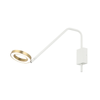 LED WALL LIGHT 7W 3000K ALUMINUM WHITE MATT GOLD (22043 Zambelis) - Zambelis