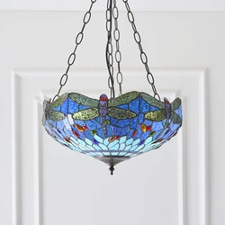 Lampa Wisząca Dragonfly blue (64075) Tiffany