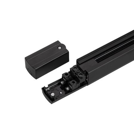 Prowadnica Track Czarny 3-Obwodowy 2m + Zasilanie (ML2136) - Milagro